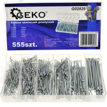 ZESTAW ZAWLECZEK PRZETYCZEK 555SZT NORMALIA GEKO