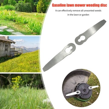 Лезвие газонокосилки/Лезвие триммера для травы/Запасные части/Металл 2 шт.