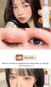 2 в 1 двухцветные блестящие тени для век