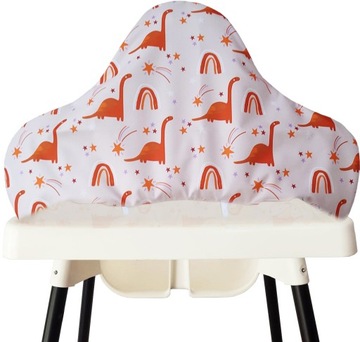 IKEA ANTILOP POKRYCIE POKROWIEC POSZEWKA DO KRZESEŁKA WODOODPORNE DINOZAURY