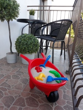 Детская тачка для песка и сада Адриатическая чаша