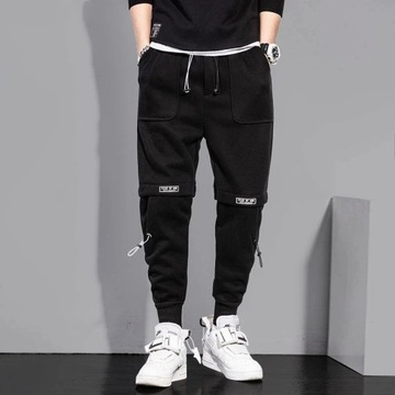 Mens Cargo Pants Harajuku Fashion Joggers Casual S