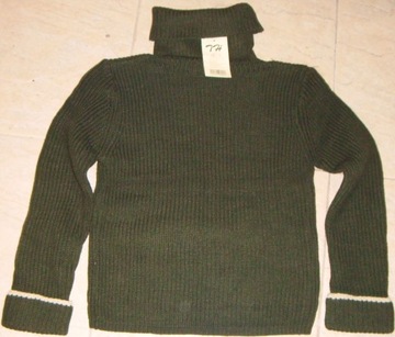 SWETER GOLF MĘSKI PASY S-M 36-38-40 ACRYL 100%!