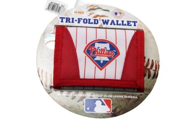 Portfel męski młodzieżowy Rzep Basseball MLB Philadelphia Phillies Unikat
