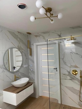 КРУГЛОЕ ЗЕРКАЛО Fi 80 см ВЫКЛЮЧАТЕЛЬ СО СВЕТОДИОДНОЙ ПОДСВЕТКОЙ