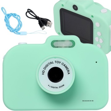 Aparat fotograficzny cyfrowy full HD selfie kamera DZIEŃ DZIECKA gry PL