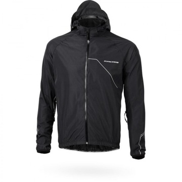 Kurtka KROSS HARDSHELL RAINY JACKET BLACK XL