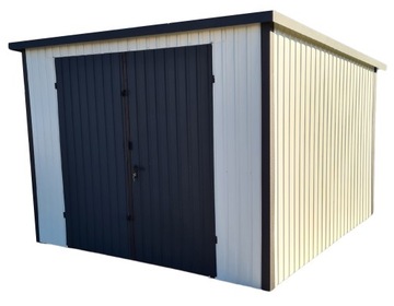 Garaż blaszany 3x3 schowek blaszak pojedynczy obróbki jednostanowiskowy