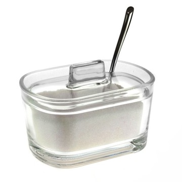 Стеклянная сахарница-контейнер, Ясло