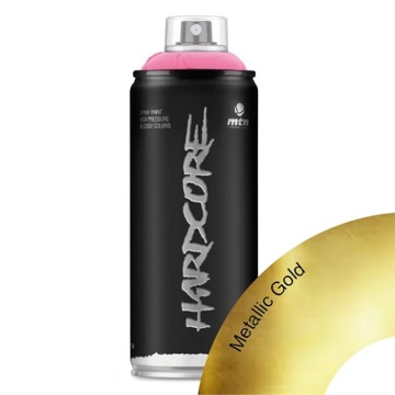 Chrom złoty spray 400 ml Montana Hardcore