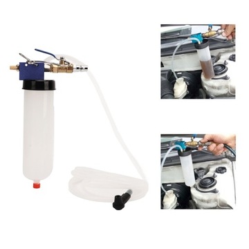 БУТЫЛЬ ДЛЯ ПРОКАЧКИ ТОРМОЗНОЙ ЖИДКОСТИ И КОМПЛЕКТ ШЛАНГОВ ДЛЯ ЗАМЕНЫ ТОРМОЗНОЙ ЖИДКОСТИ