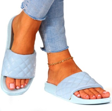 KLAPKI DAMSKIE BUTY CASUAL NA CO DZIEŃ PIKOWANE