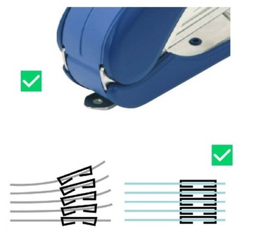 STAPLER PLUS Сокращение усилий на 50% Скрепки 10 БЕСПЛАТНЫЙ офисный степлер КРАСНЫЙ