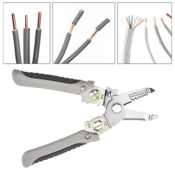 Wielofunkcyjny ściągacz izolacji z nożem bocznym