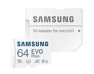 Карта памяти Samsung Evo + 64 ГБ Micro SD 100 МБ / с