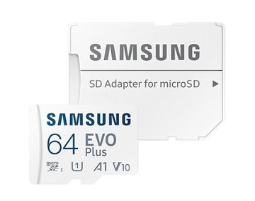 КАРТА ПАМЯТИ SAMSUNG EVO+ 64 ГБ micro SD 100 МБ/с