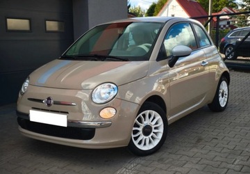 Fiat 500 II Seria 1 1.2 69KM 2013 Fiat 500 Fiat 500 1.2 8V Lounge 1.2 Benzyna 69KM