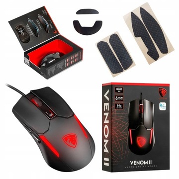 PANTHERISE VENOM II MYSZ GAMING RGB DRAG MINECRAFT 60IPS 12800DPI 1000Hz