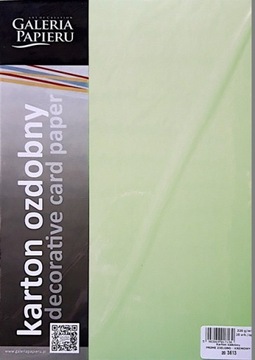 Karton ozdobny PRIME 220g ZIELONO-KREMOWY 203613