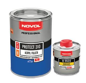 NOVOL PODKŁAD AKRYLOWY SZARY PROTECT 310 4+1 UTWAR