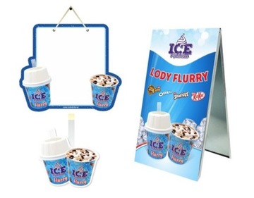 Стаканчики для мороженого Flurry, складные бумажные, 600 шт.