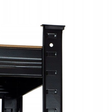 Металлический стеллаж 3в1 180х90х40см 875кг черный