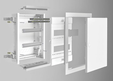 РАСПРЕДЕЛИТЕЛЬНЫЙ ЩИТ ВСТРАИВАННОГО МОНТАЖА 3x12 36 MOD МЕТАЛЛ