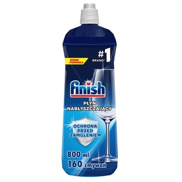 Finish Płyn Nabłyszczający do Zmywarki Nabłyszczacz 160 Zmywań 800ml