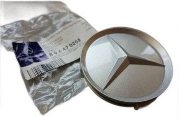 KOŁPACZEK FELGI ALUMINIOWEJ SREBRNY MERCEDES-BENZ B66470203