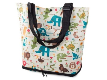 Torba na zakupy wózek z kółkami na ramię składana