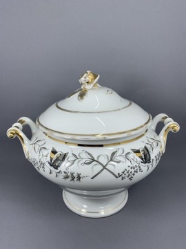 Ваза для цветов в стиле модерн - фарфор