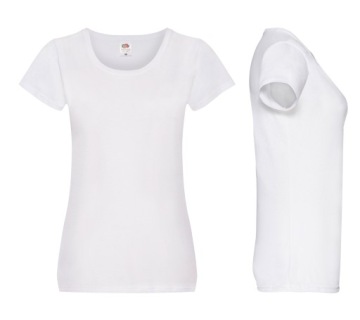 ФУТБОЛКА ЖЕНСКАЯ - ФРУКТЫ - БЕЛАЯ - XL