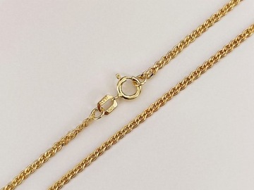 Złoty łańcuszek 585 klasyczny splot monaliza elegancka nonna 50 cm prezent