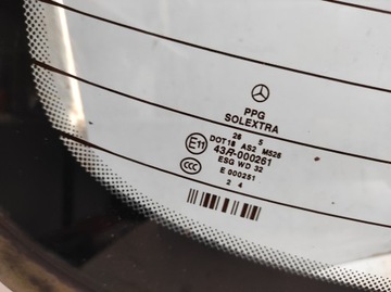 MERCEDES E W211 02- SEDAN SKLO (OKNO) ZADNÍ