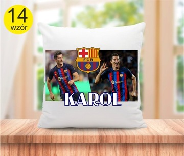 ПОДУШКА FC BARCELONA Микрофибра + НАЗВАНИЕ