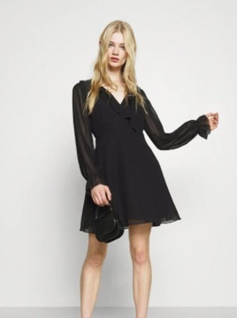 NA-KD WRAPPED RUFFLE DRESS - Sukienka letnia 42 xl