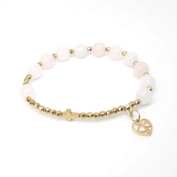 Кварц - минерал - Браслет-четки Подарок на День Рождения и Причастие