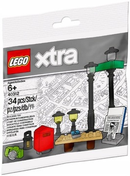 LEGO Xtra LATARNIE ULICZNE aparat gazeta 40312