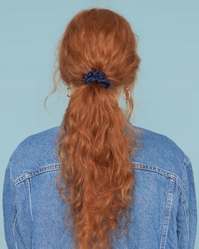 Набор из двух шелковых резинок для волос ALMANIA.