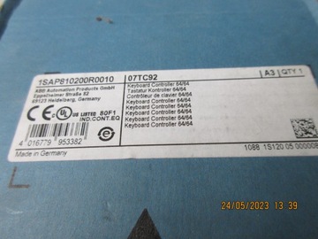 IC BOARD ABB 07TC92 KBA КОНТРОЛЛЕР МАШИНЫ