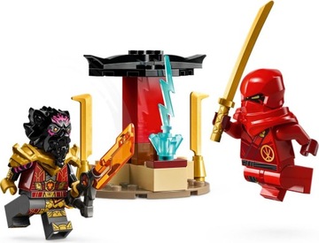 ЛЕГО БЛОКИ | NINJAGO 71789 КАЙ РАС В АВТОМОБИЛЬНОЙ ДУЭЛИ 2 ФИГУРКИ + СУМКА