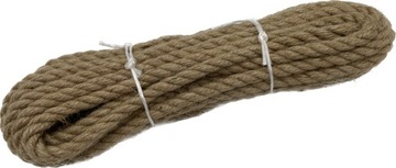 Lina jutowa żeglarska kręcona SZNUR 12mm - 5m