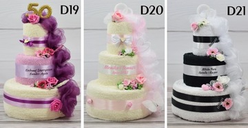 Торт из полотенец ПОДАРОК ​​на день рождения, именины, свадьбу.