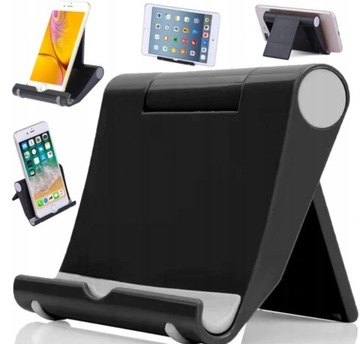 PODSTAWKA POD TELEFON TABLET STOJAK UCHWYT uniwersalny CZARNY DO TELEFONU