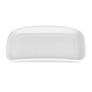 Белая керамическая масленка