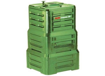 Kompostownik OGRODOWY 390 l Ekologiczny AL-KO DUŻY 66 cm x 66 cm x 110 cm