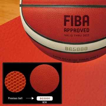 Баскетбольный мяч Molten B6G5000, кожа премиум-класса