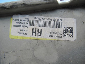 CHRYSLER PACIFICA 17- BOCZEK BAGAZNIKA PRAWY TYL TYLNY TAPICERKA USB