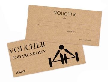 VOUCHER eko karty bony siłownia x100