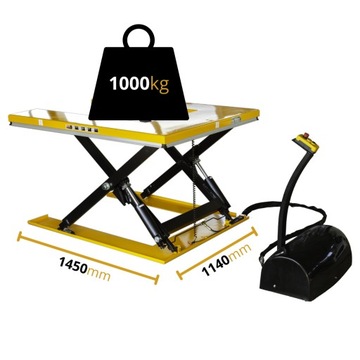 Ножничный подъемный стол для П-образных поддонов 1000 кг SNNU1000